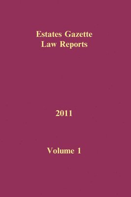 Hazel Marshall, UK) Marshall, Hazel (Senior Chancery Judge at the Central London Civil Justice Centre - EGLR 2011 Volume 1, Inbunden