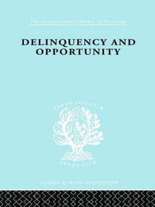 bokomslag Delinquency and Opportunity