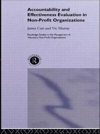 bokomslag Accountability and Effectiveness Evaluation in Nonprofit Organizations