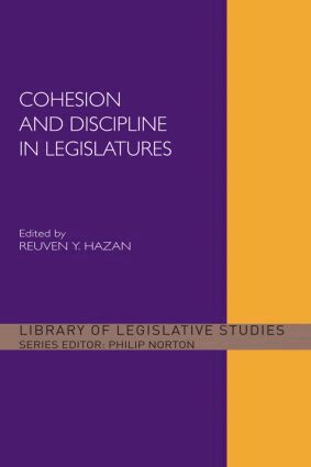 Reuven Y. Hazan - Cohesion and Discipline in Legislatures, Häftad