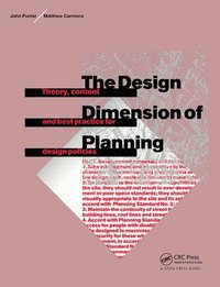 bokomslag The Design Dimension of Planning