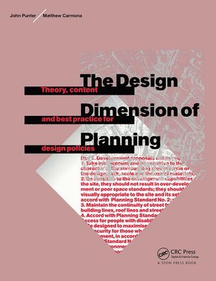 The Design Dimension of Planning 1