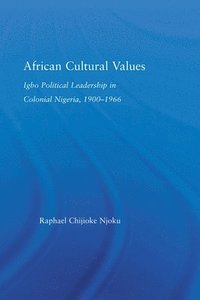 bokomslag African Cultural Values