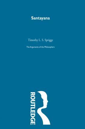 Timothy L. S. Sprigge - Santayana-Arg Philosophers, Häftad