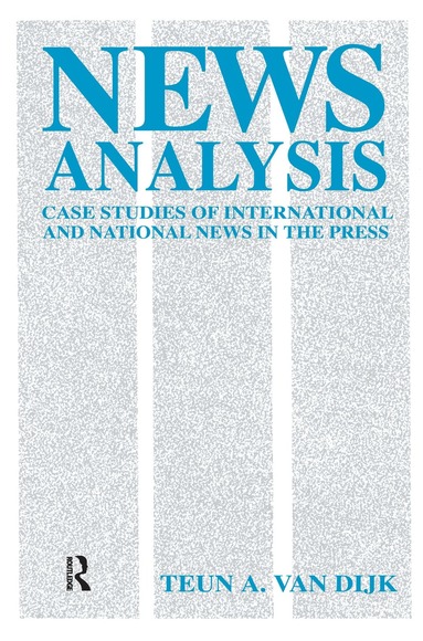 Teun A. van Dijk - News Analysis, Häftad