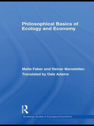 Philosophical Basics of Ecology and Economy 1