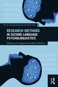 bokomslag Research Methods in Second Language Psycholinguistics