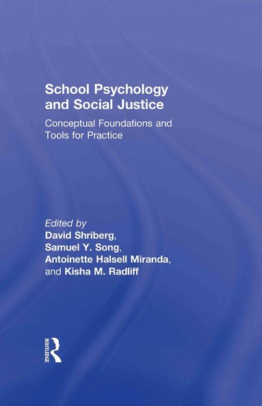 bokomslag School Psychology and Social Justice