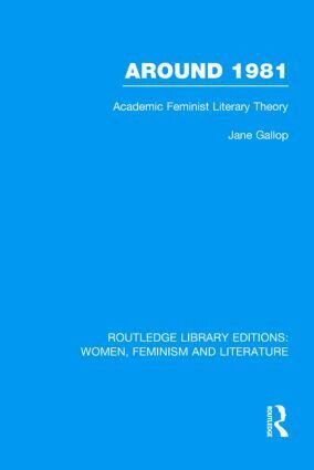 Jane Gallop - Around 1981, Inbunden