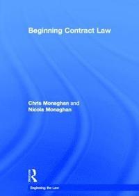 bokomslag Beginning Contract Law