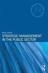 bokomslag Strategic Management in the Public Sector