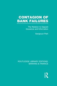 bokomslag Contagion of Bank Failures (RLE Banking & Finance)