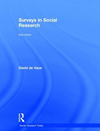 David De Vaus, David de Vaus, Australia) de Vaus, David (University of Queensland - Surveys In Social Research, Inbunden