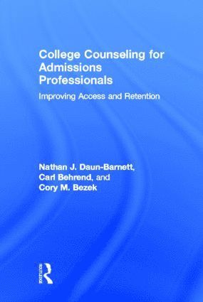 bokomslag College Counseling for Admissions Professionals