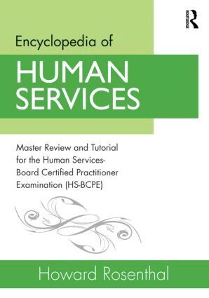 Howard Rosenthal - Encyclopedia of Human Services, Häftad