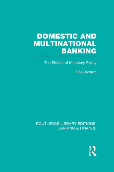 bokomslag Domestic and Multinational Banking (RLE Banking & Finance)