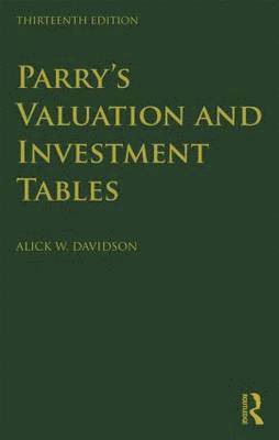 bokomslag Parry's Valuation and Investment Tables