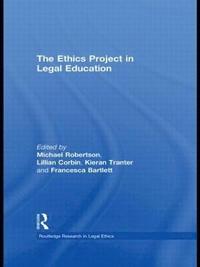 bokomslag The Ethics Project in Legal Education