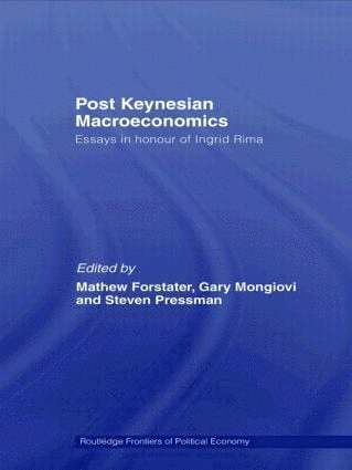 Post-Keynesian Macroeconomics 1