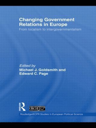 bokomslag Changing Government Relations in Europe