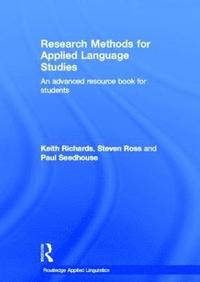 bokomslag Research Methods for Applied Language Studies