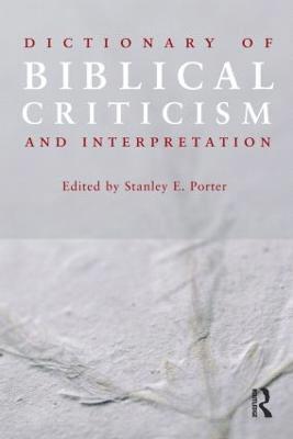 bokomslag Dictionary of Biblical Criticism and Interpretation