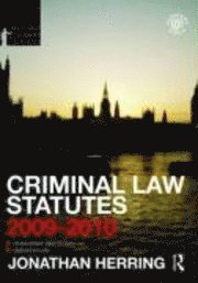 Jonathan Herring - Criminal Law Statutes 2009-2010, Häftad