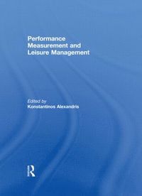 bokomslag Performance Measurement and Leisure Management