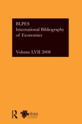 bokomslag IBSS: Economics: 2008 Vol.57