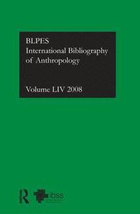bokomslag IBSS: Anthropology: 2008 Vol.54