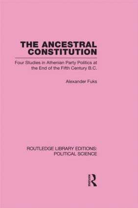 bokomslag Ancestral Constitution (Routledge Library Editions: Political Science Volume 25)