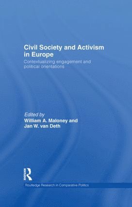 bokomslag Civil Society and Activism in Europe