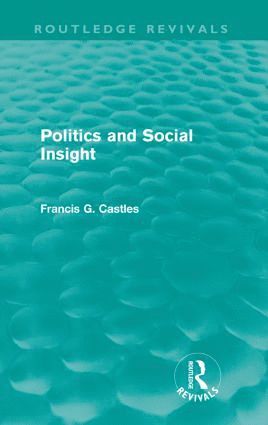 Politics and Social Insight (Routledge Revivals) 1