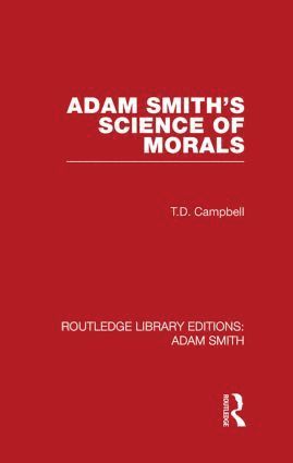 bokomslag Adam Smith's Science of Morals