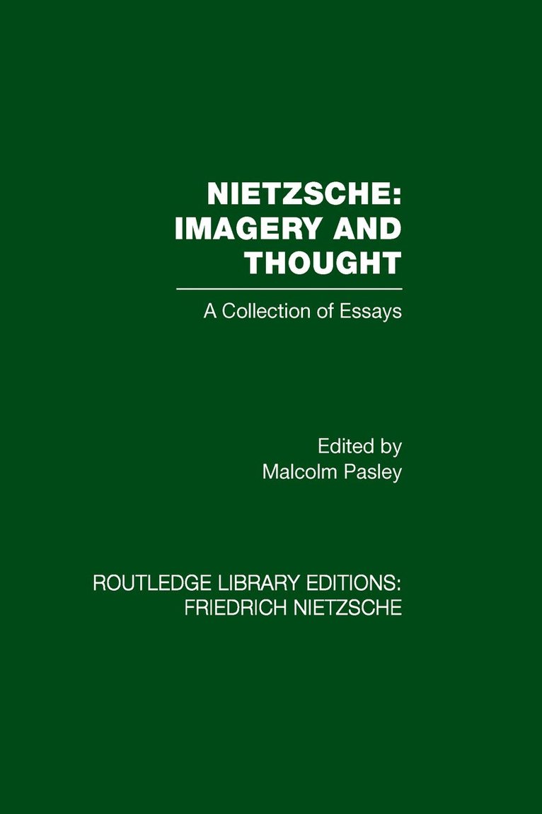 Nietzsche: Imagery and Thought 1