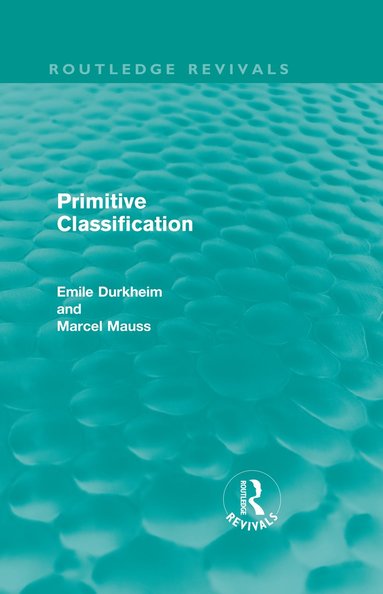 bokomslag Primitive Classification (Routledge Revivals)