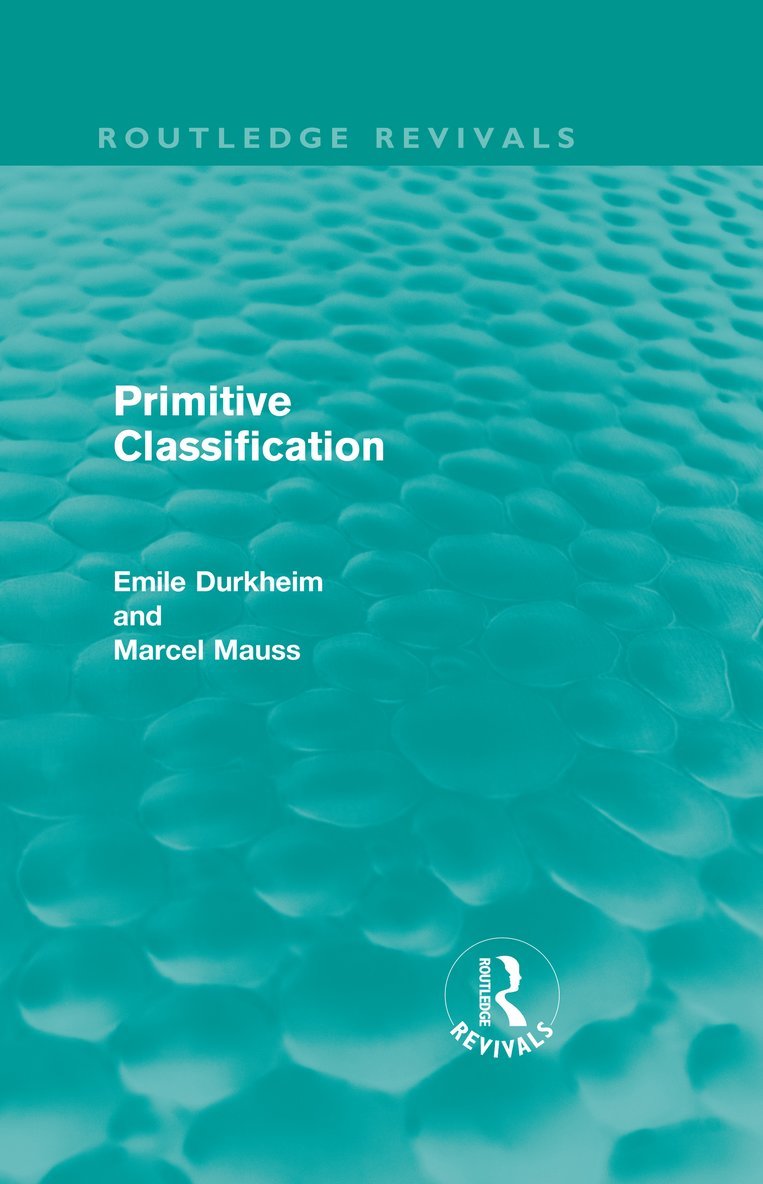 Primitive Classification (Routledge Revivals) 1