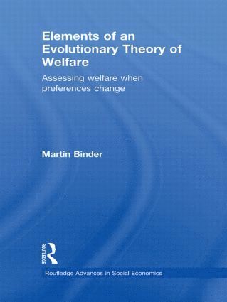 bokomslag Elements of an Evolutionary Theory of Welfare