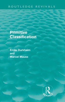 Primitive Classification (Routledge Revivals) 1