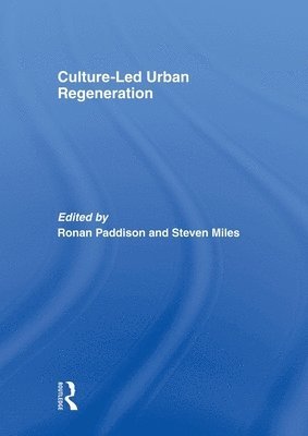 bokomslag Culture-Led Urban Regeneration