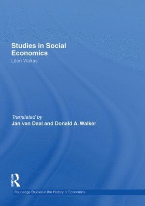 Studies in Social Economics 1