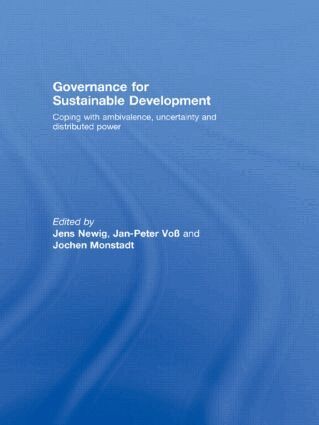Jens Newig, Jan-Peter Voß, Jochen Monstadt - Governance for Sustainable Development, Häftad