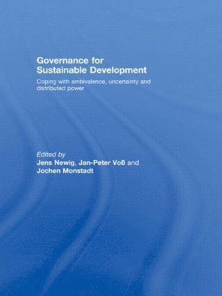 bokomslag Governance for Sustainable Development