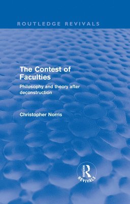 bokomslag Contest of Faculties (Routledge Revivals)