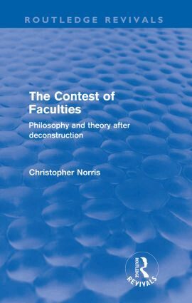 Christopher Norris - Contest of Faculties (Routledge Revivals), Häftad