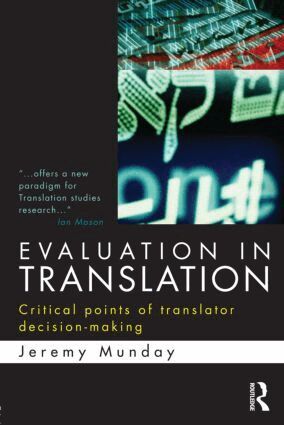 Jeremy Munday - Evaluation in Translation, Häftad