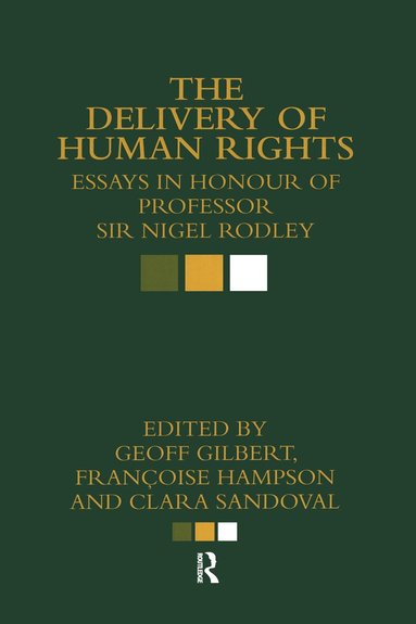 Geoff Gilbert, Francoise Hampson, Clara Sandoval - Delivery of Human Rights, Inbunden