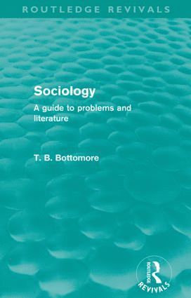 bokomslag Sociology (Routledge Revivals)