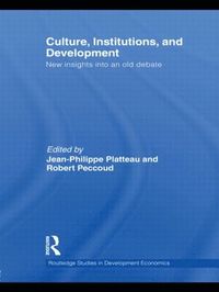 bokomslag Culture, Institutions, and Development