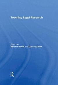 bokomslag Teaching Legal Research